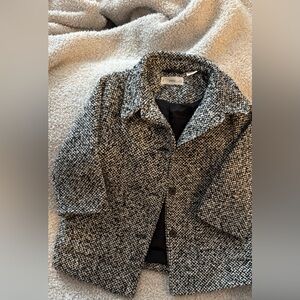 Mango Monochrome Textured Jacket for toddler